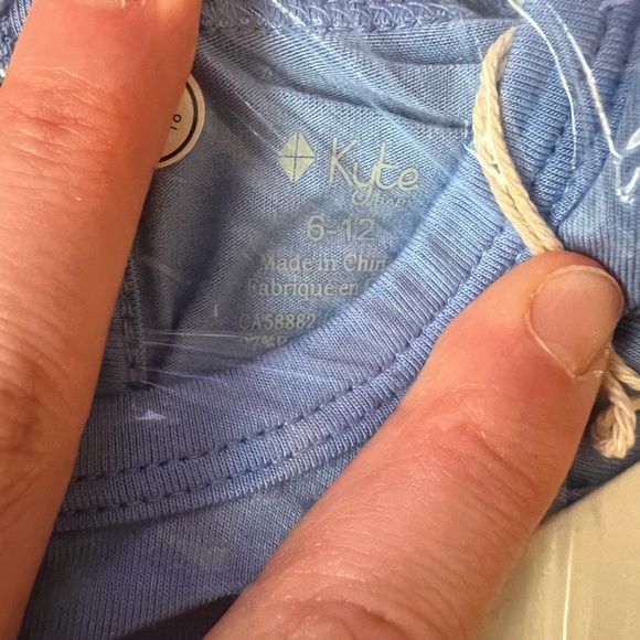 Kyte Bubble Rompers in Periwinkle and Robin - Picture 5 of 7